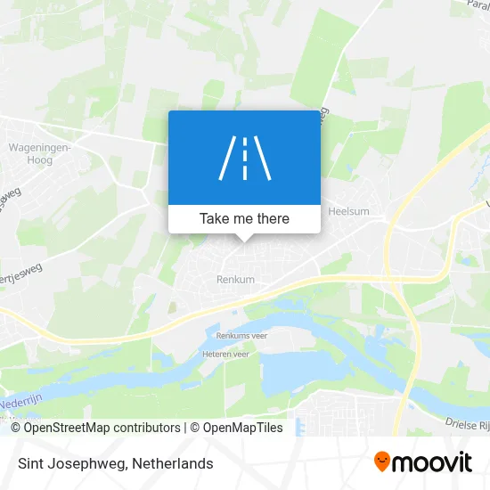 Sint Josephweg map