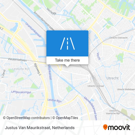 Justus Van Maurikstraat map