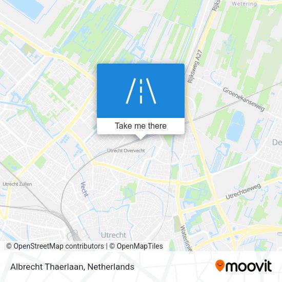 Albrecht Thaerlaan map