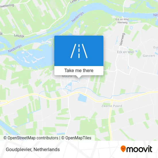 Goudplevier map