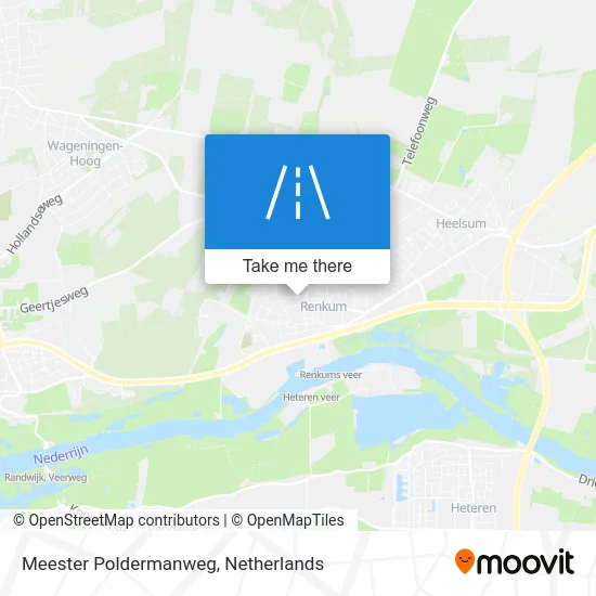 Meester Poldermanweg map