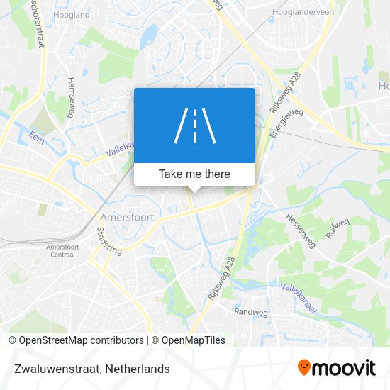 Zwaluwenstraat map