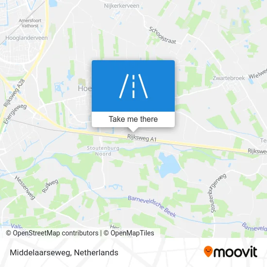 Middelaarseweg map