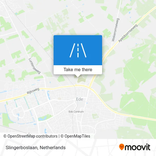 Slingerboslaan map