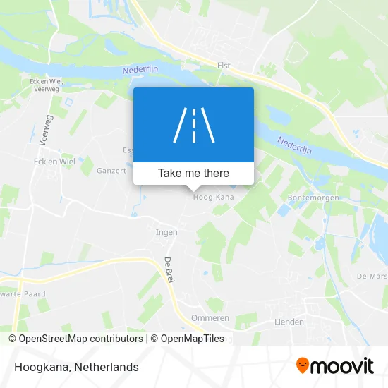 Hoogkana map