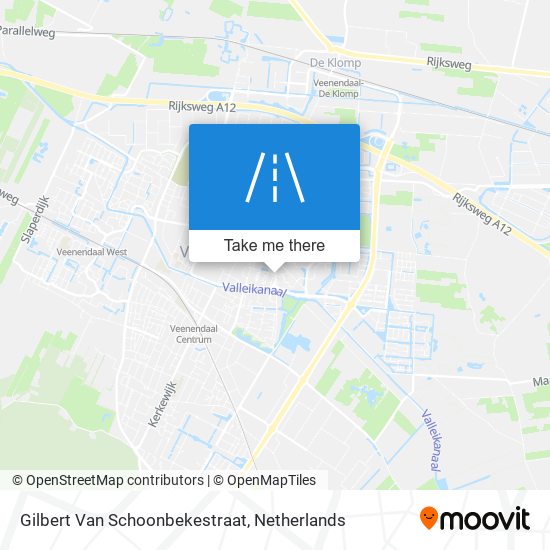 Gilbert Van Schoonbekestraat map