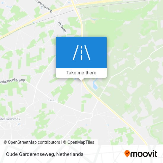 Oude Garderenseweg map