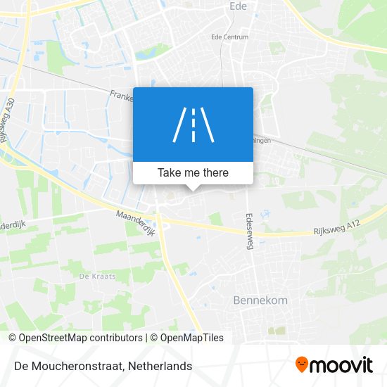 De Moucheronstraat map