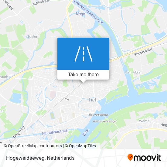 Hogeweidseweg Karte