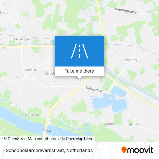 Schebbelaarsedwarsstraat map