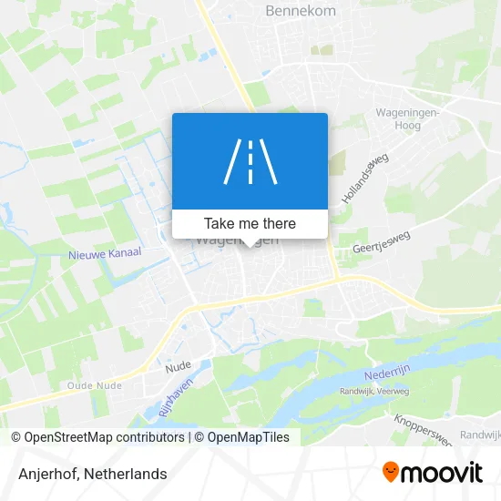 Anjerhof map