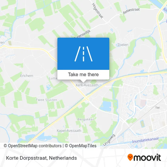 Korte Dorpsstraat map