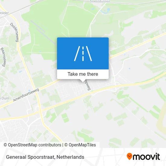 Generaal Spoorstraat map