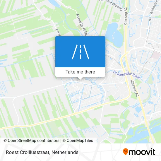 Roest Crolliusstraat map