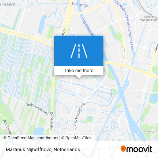 Martinus Nijhoffhove map