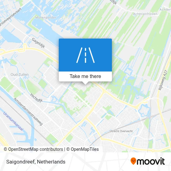 Saigondreef map