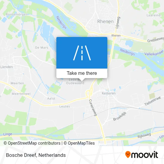 Bosche Dreef map