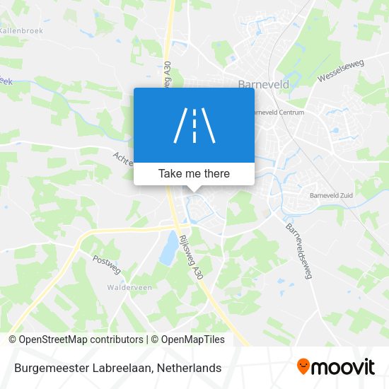 Burgemeester Labreelaan map