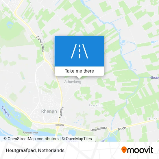 Heutgraafpad map