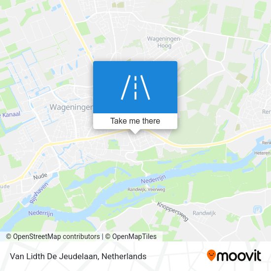 Van Lidth De Jeudelaan map