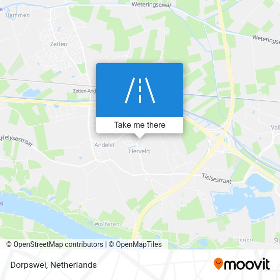 Dorpswei map