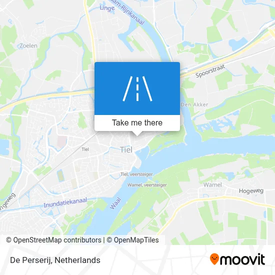De Perserij map