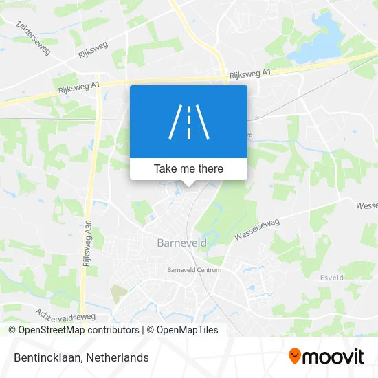 Bentincklaan map