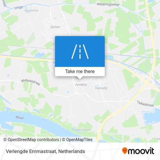Verlengde Emmastraat map