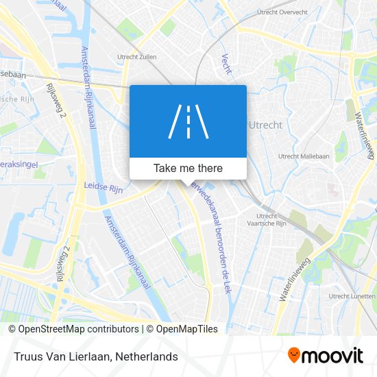 Truus Van Lierlaan map