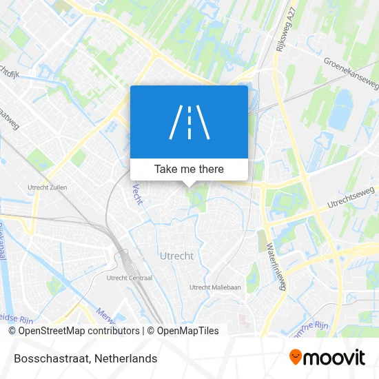 Bosschastraat map