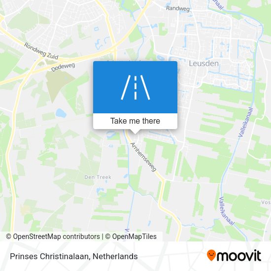 Prinses Christinalaan map