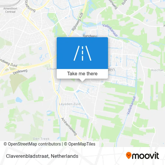 Claverenbladstraat map