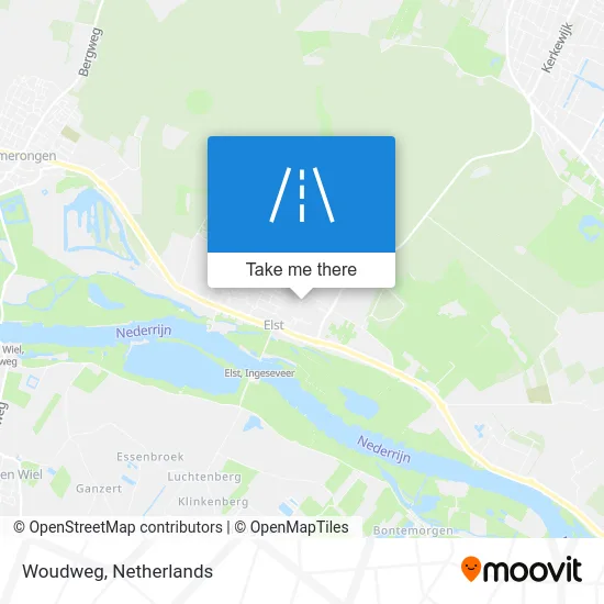 Woudweg map