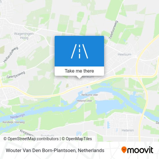 Wouter Van Den Born-Plantsoen map