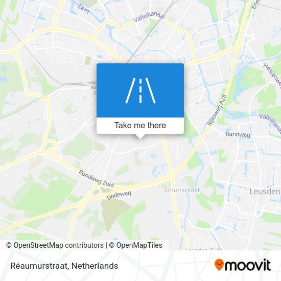 Réaumurstraat map