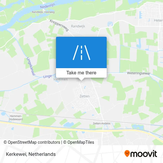 Kerkewei map