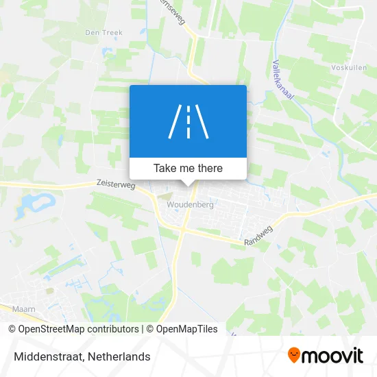Middenstraat map