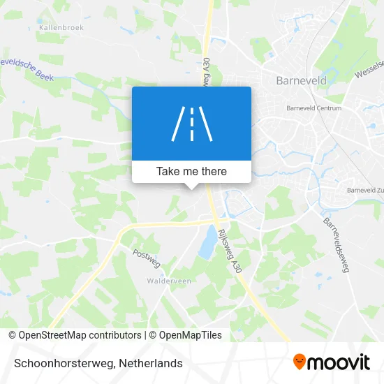 Schoonhorsterweg map