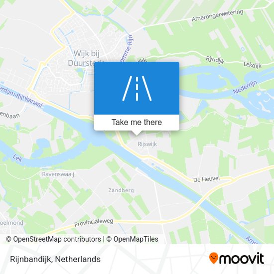 Rijnbandijk map