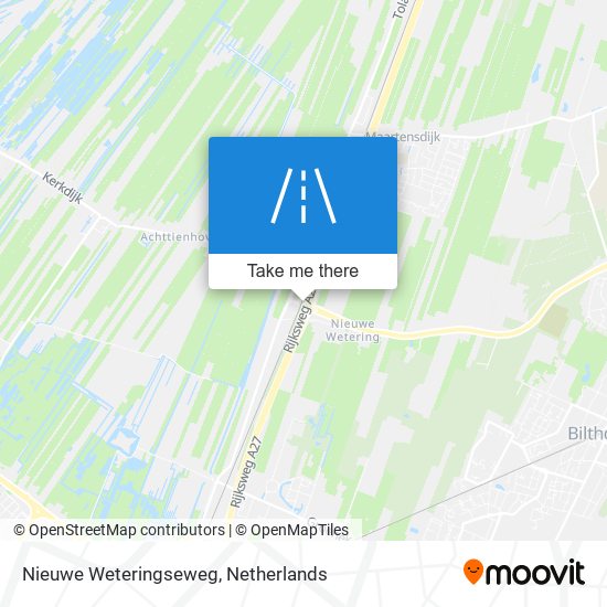 Nieuwe Weteringseweg map