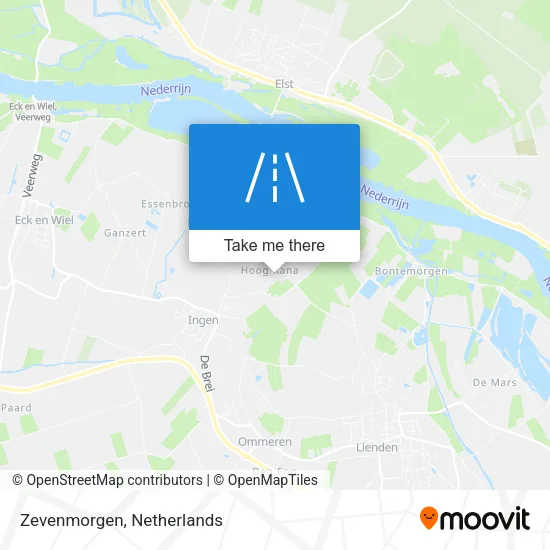 Zevenmorgen map