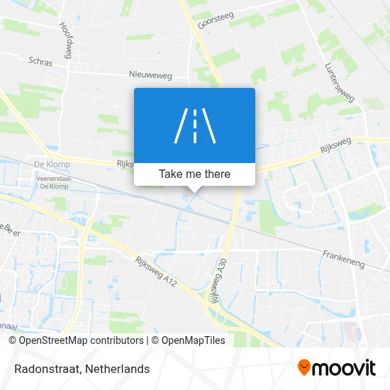 Radonstraat map