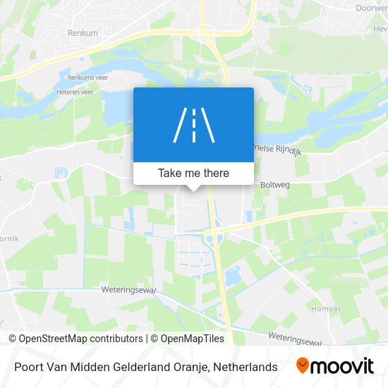 Poort Van Midden Gelderland Oranje map