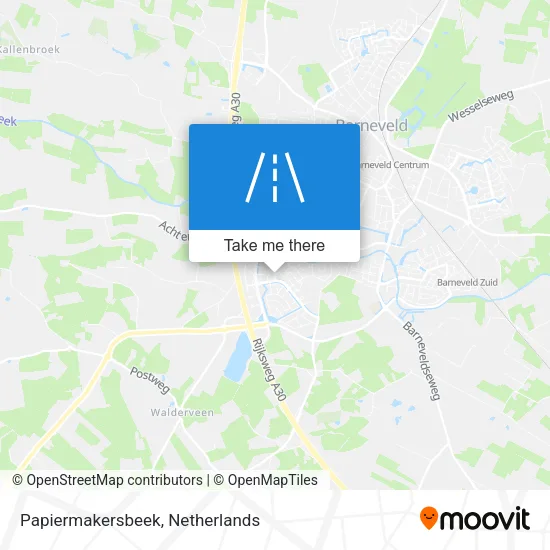Papiermakersbeek map