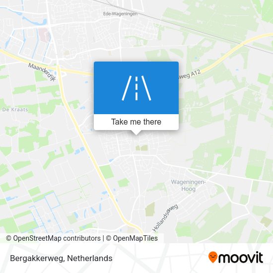 Bergakkerweg map