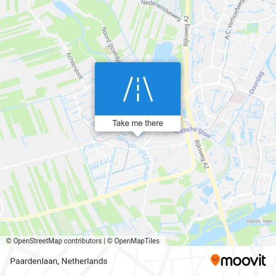 Paardenlaan map
