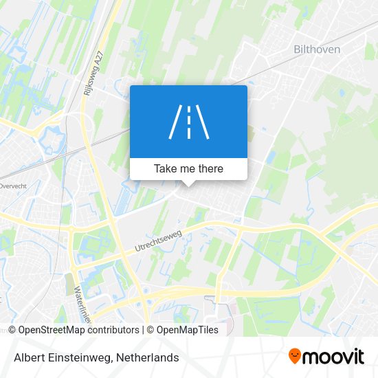 Albert Einsteinweg map