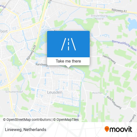 Linieweg map