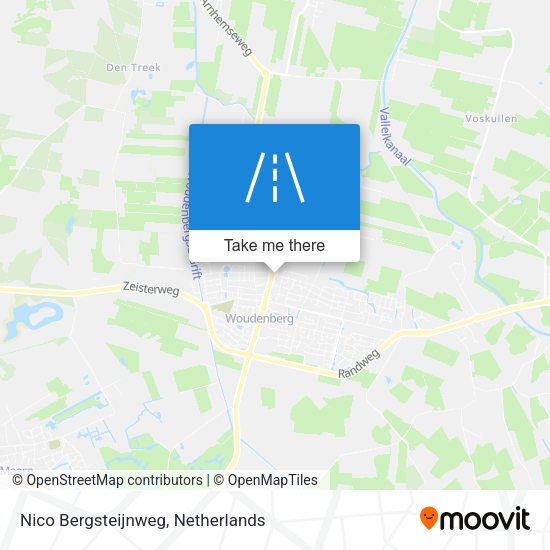 Nico Bergsteijnweg map
