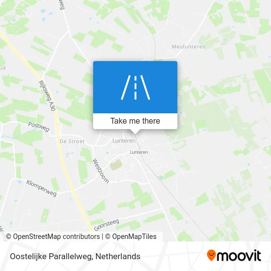 Oostelijke Parallelweg map